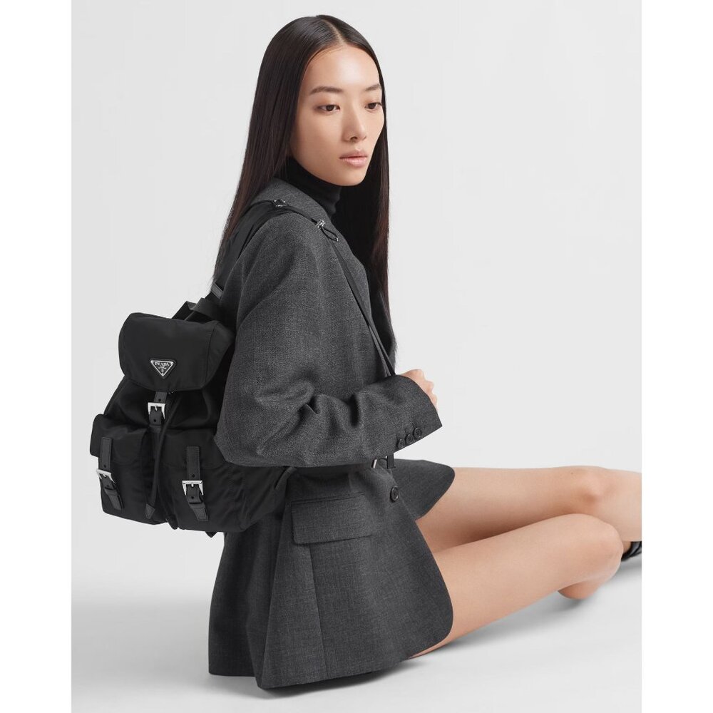 Authentic Prada Nylon Tessuto Backpack Saffiano L… - image 6